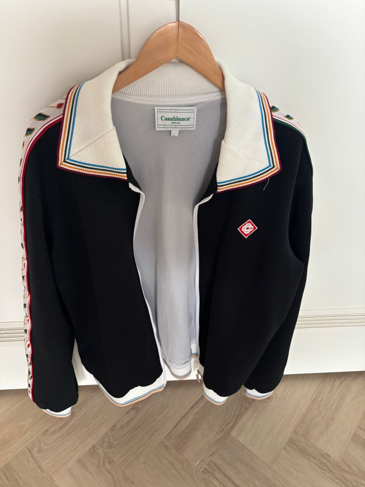 Casablanca Tennisclub size L, Ophalen of Verzenden, Zo goed als nieuw, Maat 52/54 (L), Zwart