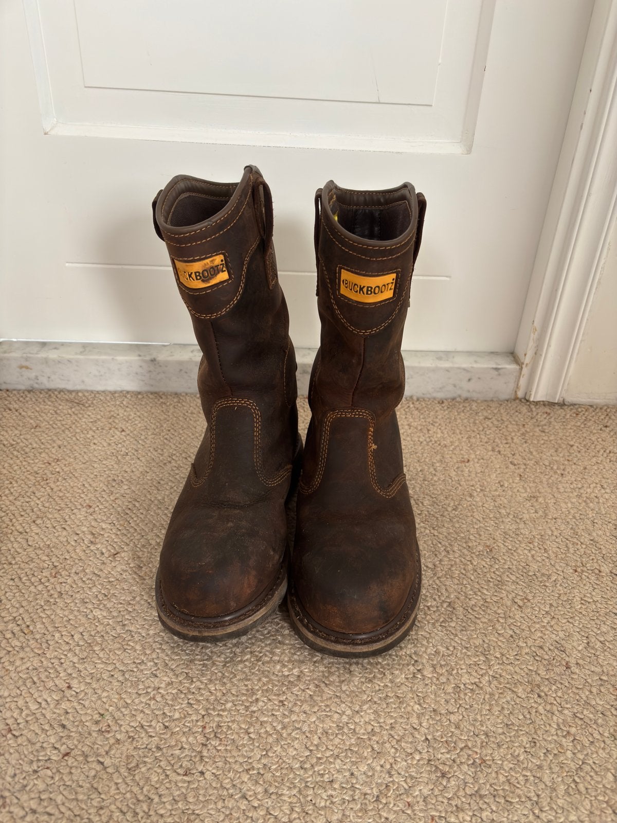 Buckbootz Goodyear Welded veiligheidslaarzen - Maat 41, Ophalen of Verzenden, Gebruikt, Heren, Laarzen