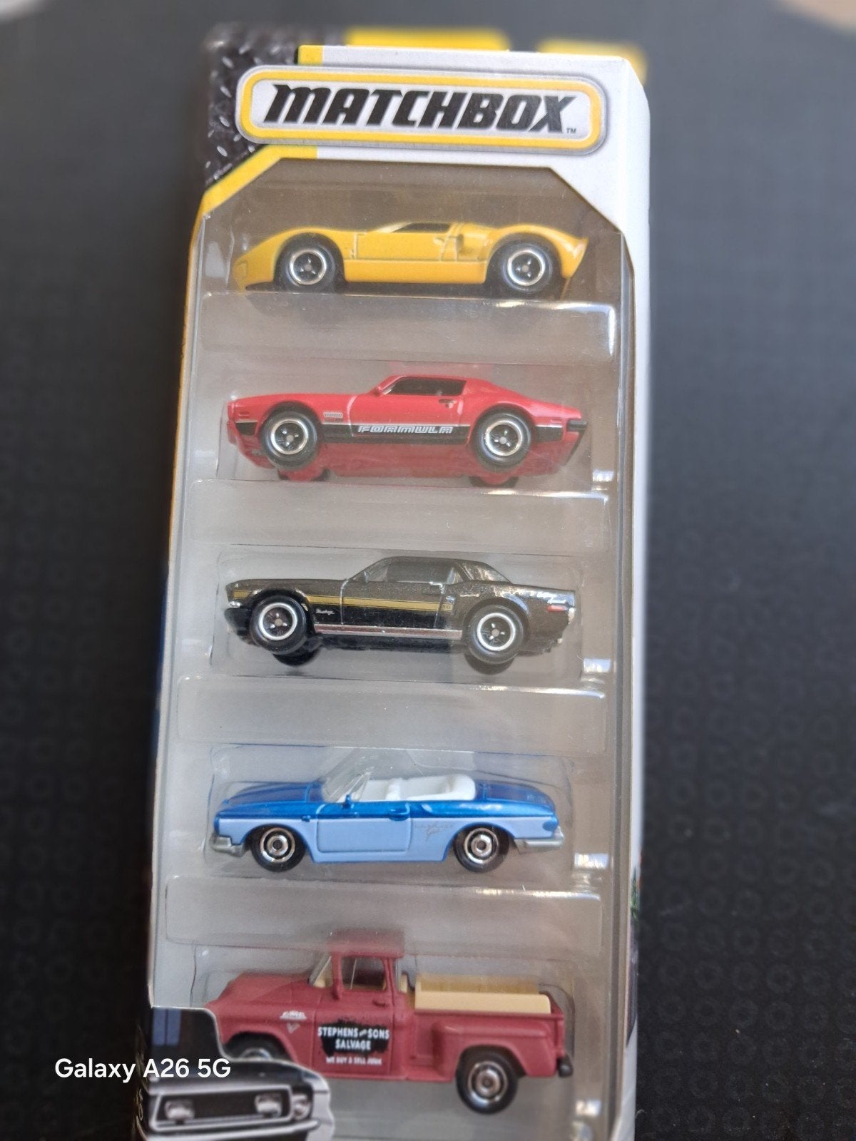 Matchbox set van 5 auto's, Ophalen of Verzenden