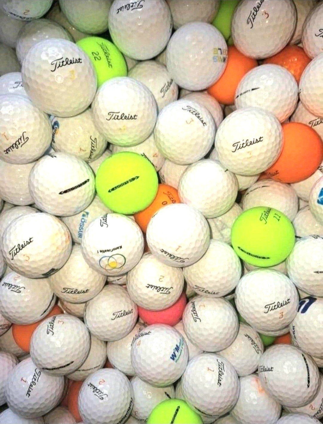 50 Titleist Velocity AAAA golfballen, Ophalen of Verzenden, Zo goed als nieuw, Bal(len)