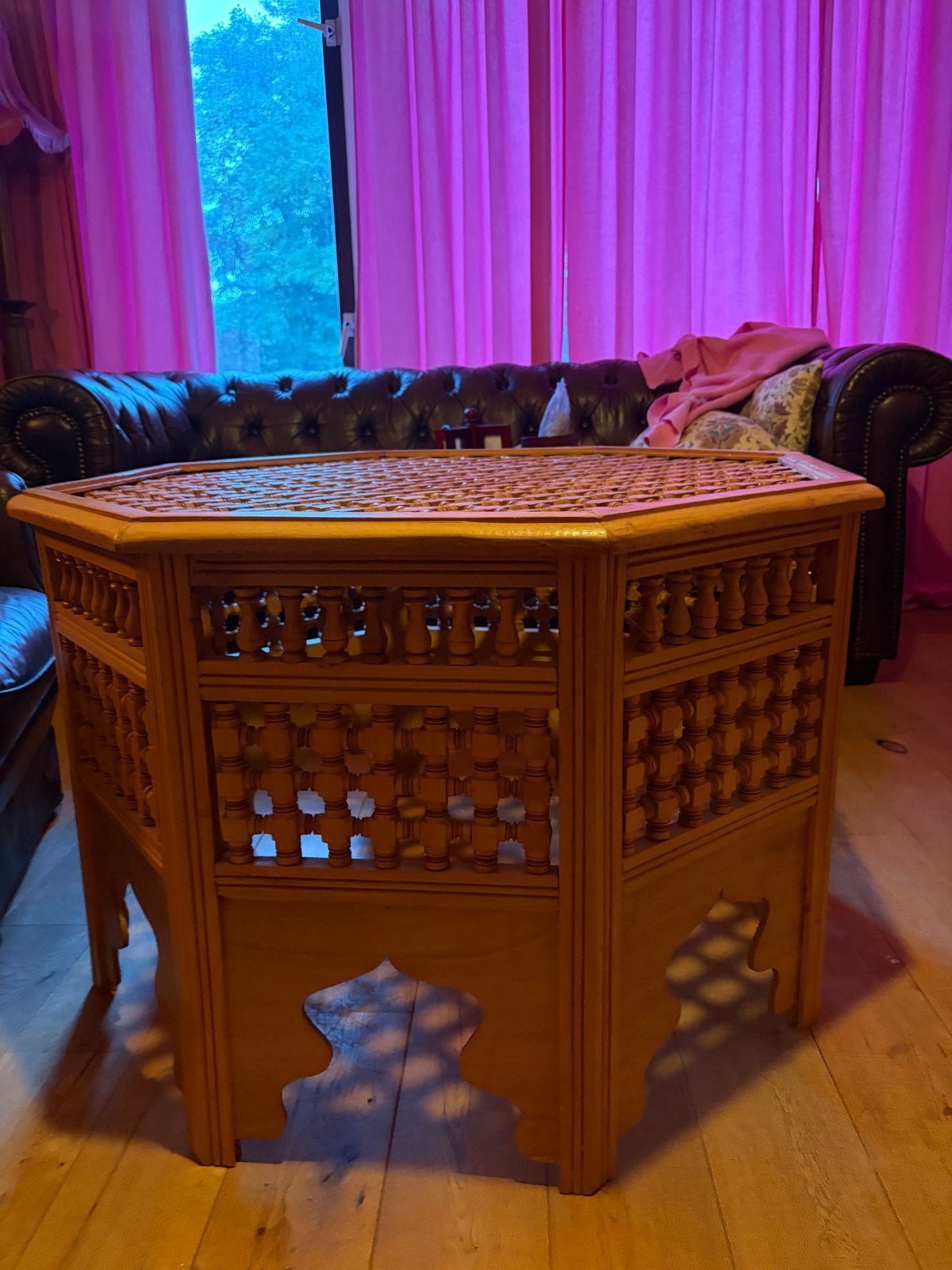 Antieke Arabische theetafel / salontafel jaren 60/70, Antiek en Kunst, Ophalen