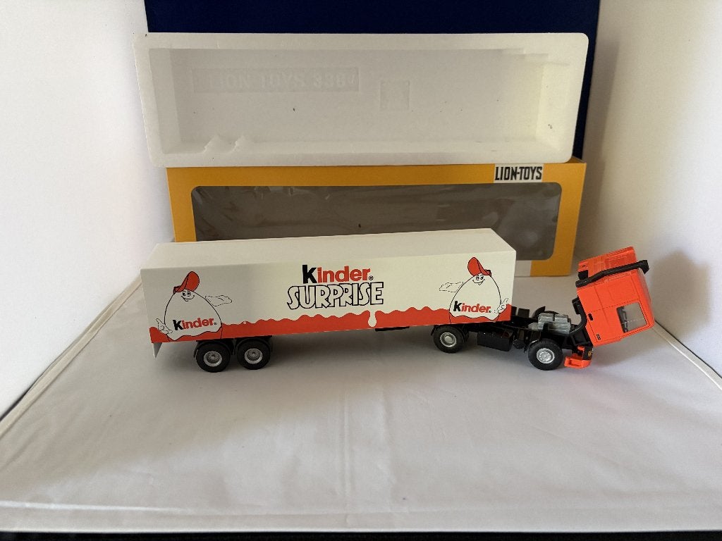 Lion Toys DAF 95 XF Kinder Surprise vrachtwagen, Ophalen of Verzenden, Nieuw, Bus of Vrachtwagen, Lion Toys