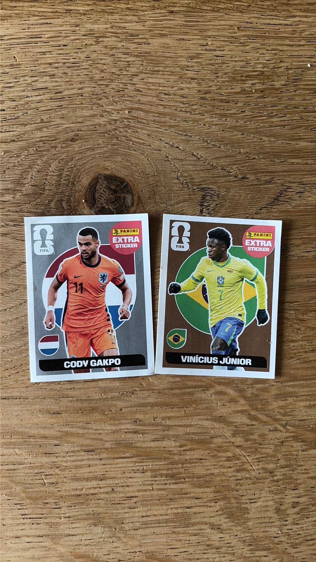 Silver Cody Gakpo & Bronze Vini JR, Ophalen of Verzenden, Zo goed als nieuw, Buitenlandse clubs, Poster, Plaatje of Sticker