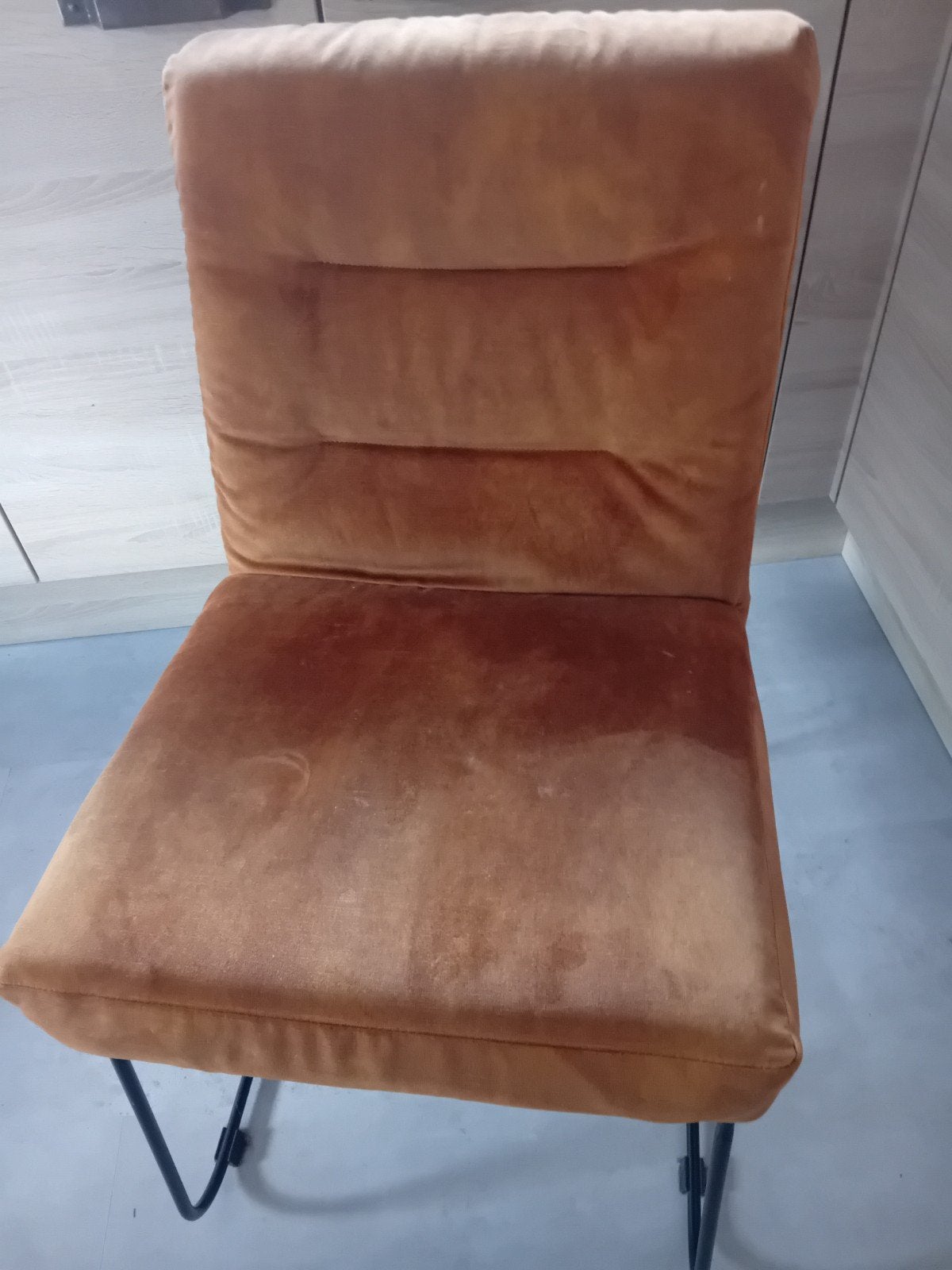 6 eetkamer stoelen, bruin congac kleur, Huis en Inrichting, Stoelen, Ophalen, Gebruikt, Bruin, Hotel chique