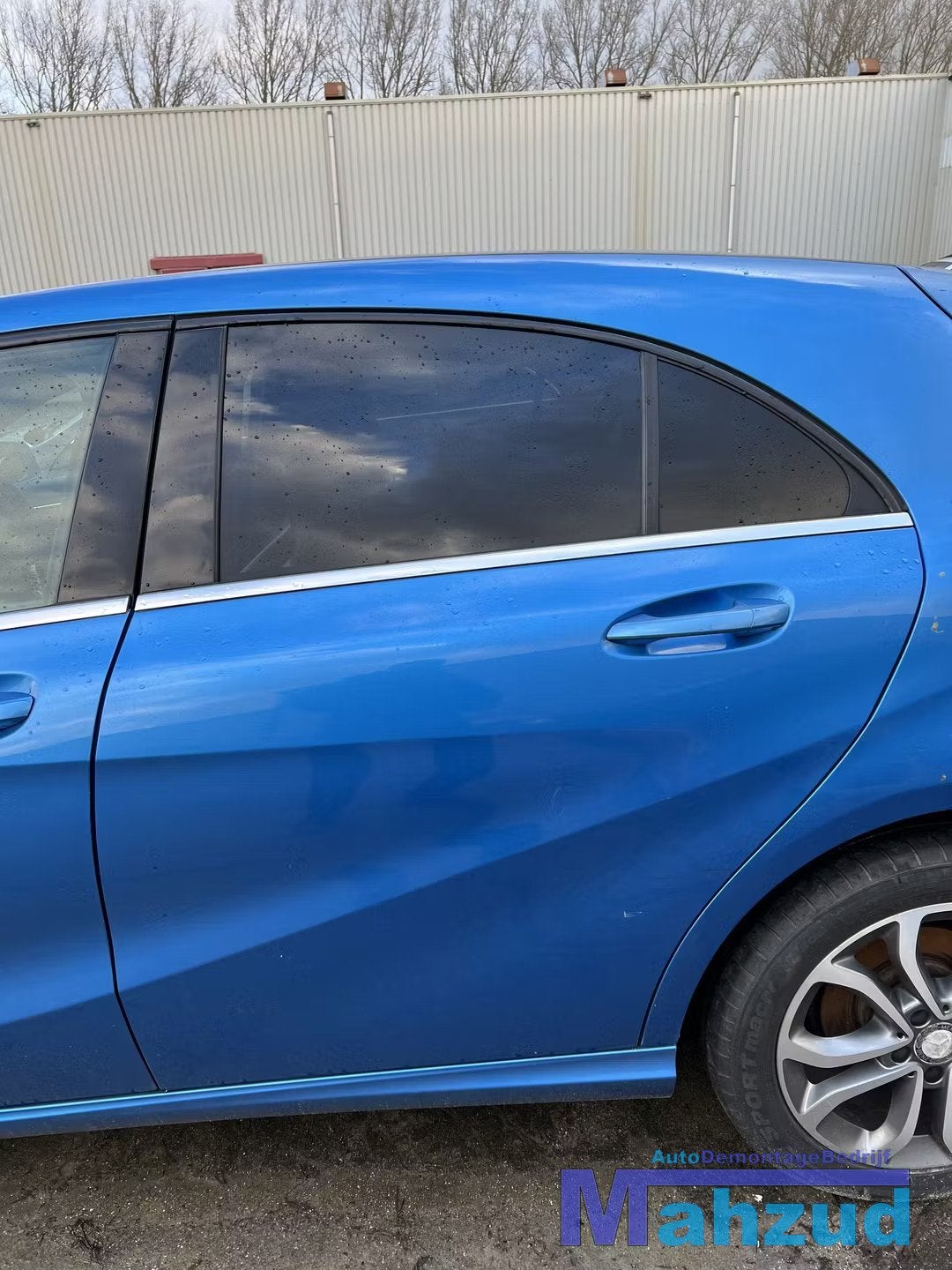 MERCEDES A KLASSE W176 blauw 162 links achter deur 2012-2018, Gebruikt, Mercedes-Benz AG, Deur, Mercedes-Benz