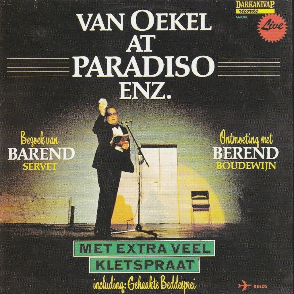 Van Oekel at Paradiso enz. - CD als Nieuw SCHAARS, Ophalen of Verzenden, Zo goed als nieuw, Levenslied of Smartlap, Album