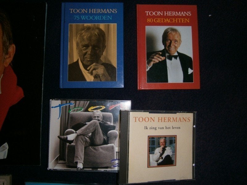 Toon Hermans spulletjes : cd's cassettes singles boekjes VHS, Ophalen, Gebruikt, Cd of Plaat