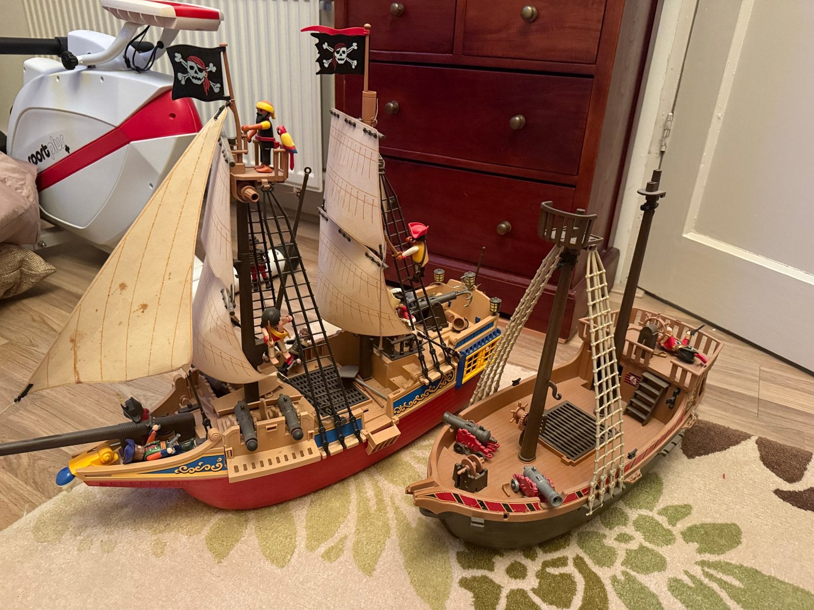 Grote partij Playmobil: piratenschepen, figuren en meer!, Kinderen en Baby's, Speelgoed | Playmobil, Pirates, Gebruikt, Losse onderdelen