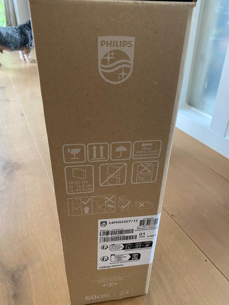 Philips TV 24” nieuw, Ophalen, Philips, LED, 50 Hz