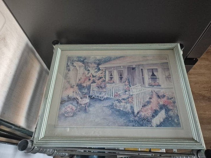 lijst met poster, Ophalen of Verzenden, Zo goed als nieuw, 41 cm, 31 cm
