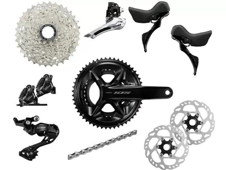Russellbikes: Shimano 105 R7120 2x12 speed groepset, Salessbx@shimano-eu.com, Nieuw, Ophalen of Verzenden, High Tech Campus 92 5656 AG Eindhoven