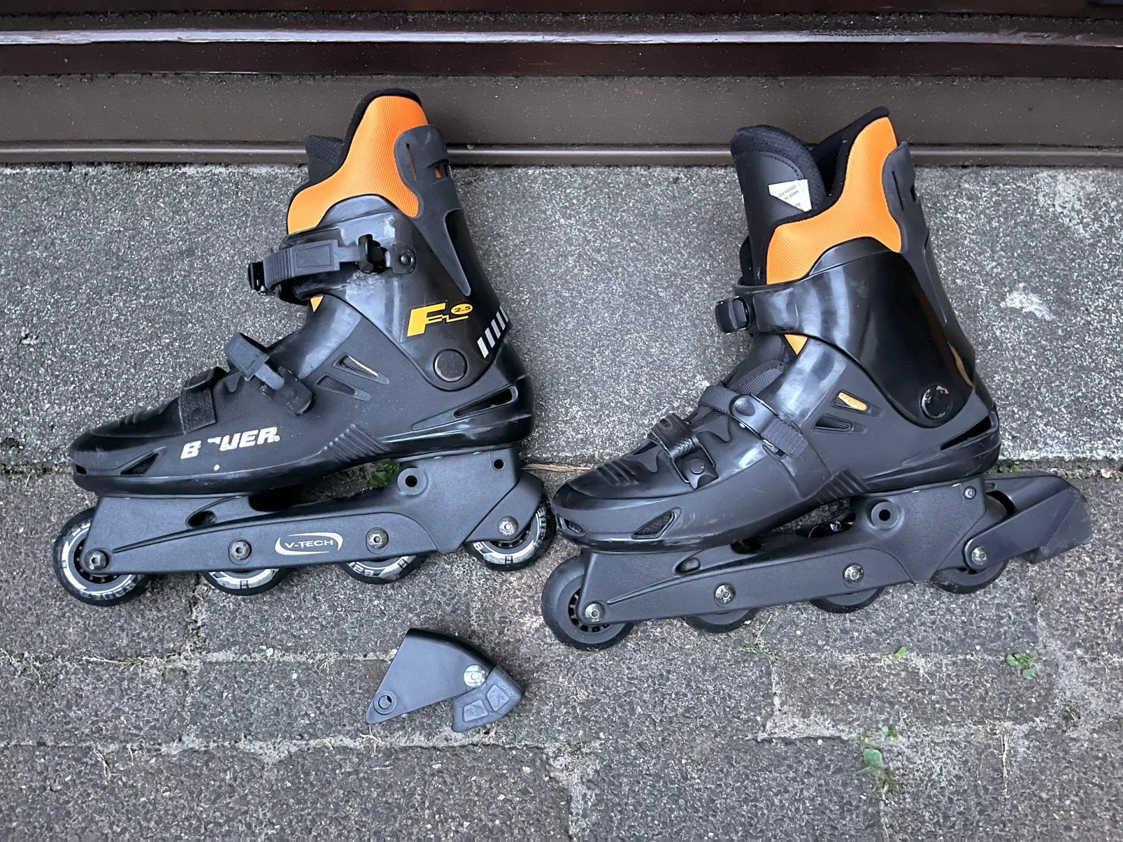 Bauer Inline Roller Skates 2.5 V-Tech maat 45 - 46, Bauer, Heren, Ophalen of Verzenden, Zo goed als nieuw