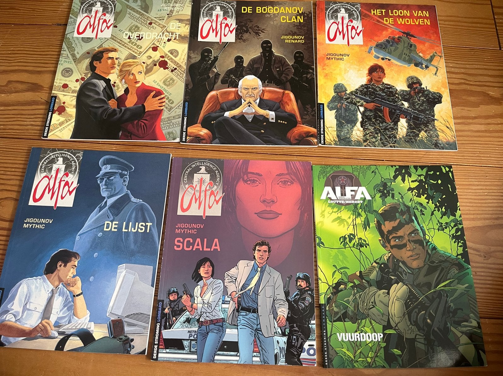 Alfa stripboeken - Complete serie (6 delen), Complete serie of reeks, Ophalen of Verzenden, Gelezen