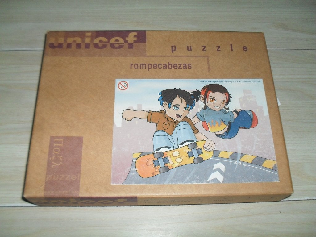 Rompecabezas unicef puzzle 204 stukjes, Hobby en Vrije tijd, Ophalen, Minder dan 500 stukjes, Zo goed als nieuw, Legpuzzel