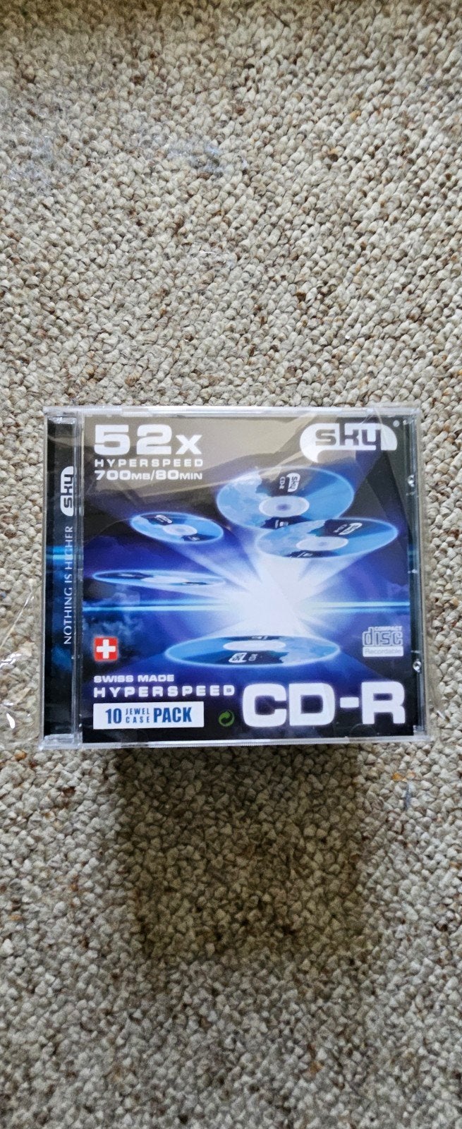 Sky 52x Hyperspeed CD-R 700MB/80min - 10 stuks, Ophalen, Op spindel, Cd, Nieuw