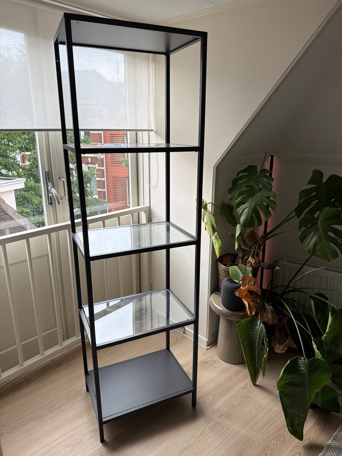 VITTSJO stellingkast, Ophalen, Met plank(en), Minder dan 50 cm, 200 cm of meer