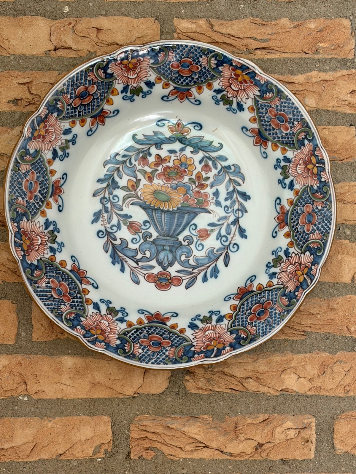 Antiek Makkum bord met Bloemmotief, Antiek en Kunst, Antiek | Porselein, Ophalen