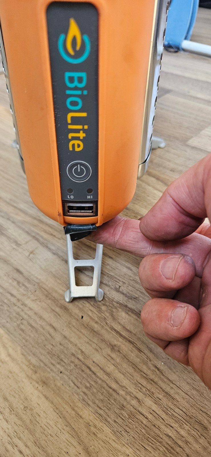 BioLite brander met USB-oplaadfunctie, Caravans en Kamperen, Ophalen of Verzenden, Gebruikt