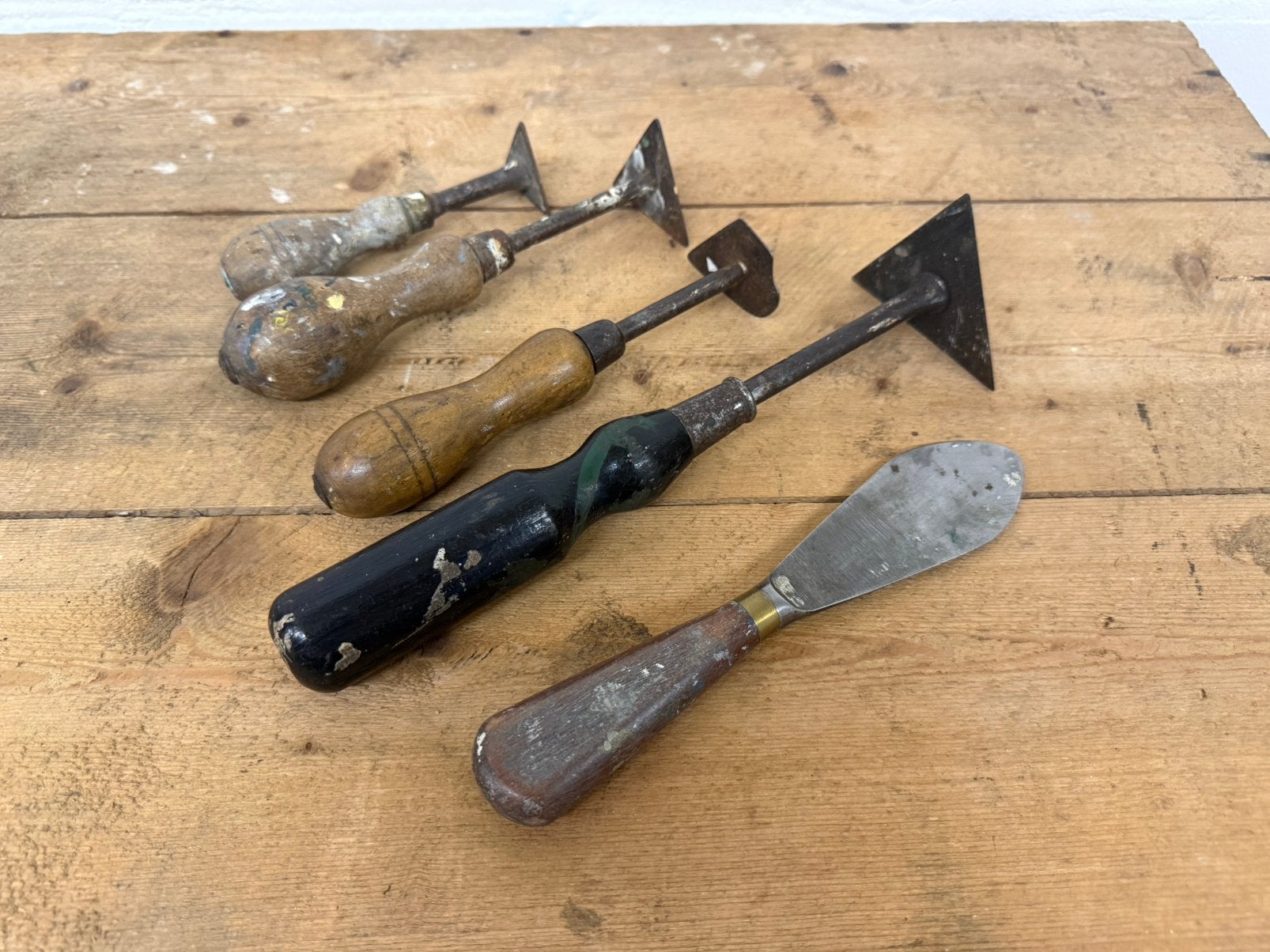 5 x oud gereedschap verfkrabber schilder timmerman, Antiek en Kunst, Antiek | Gereedschap en Instrumenten, Ophalen of Verzenden