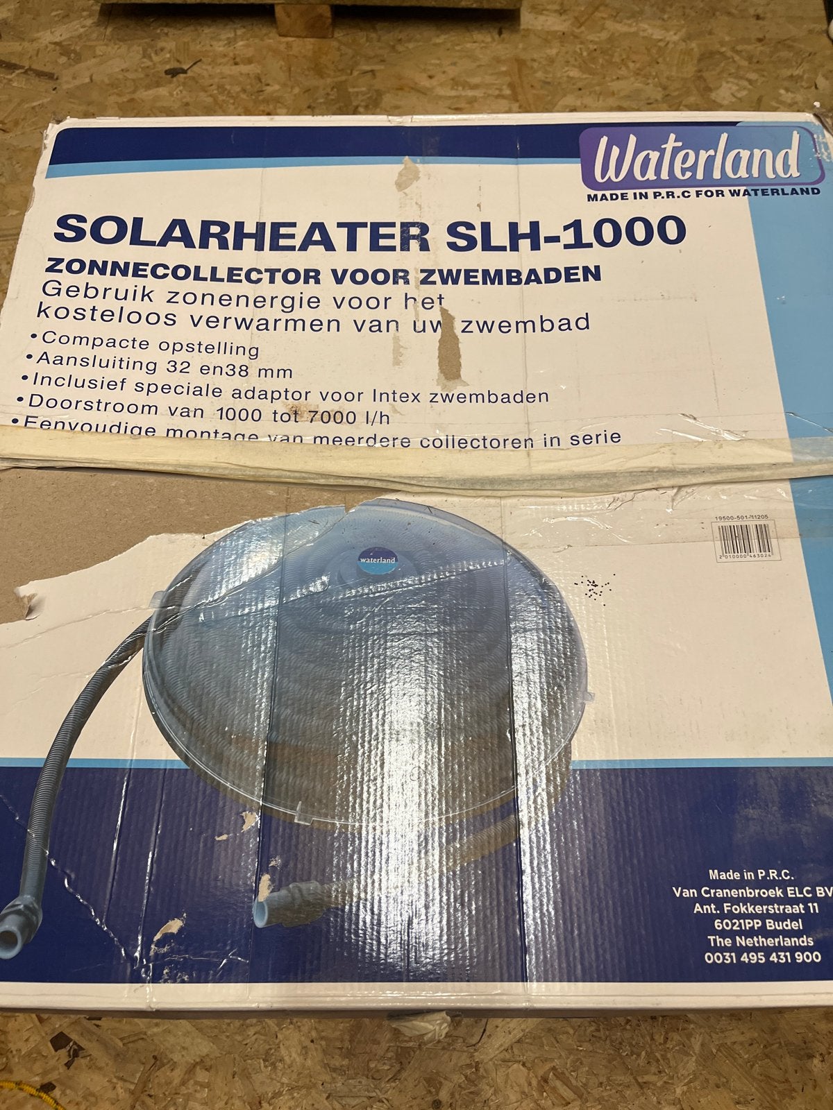 Waterland Solarheater SLH-1000 Zwembad Zonnecollector, Tuin en Terras, Ophalen of Verzenden, Nieuw, Overige typen