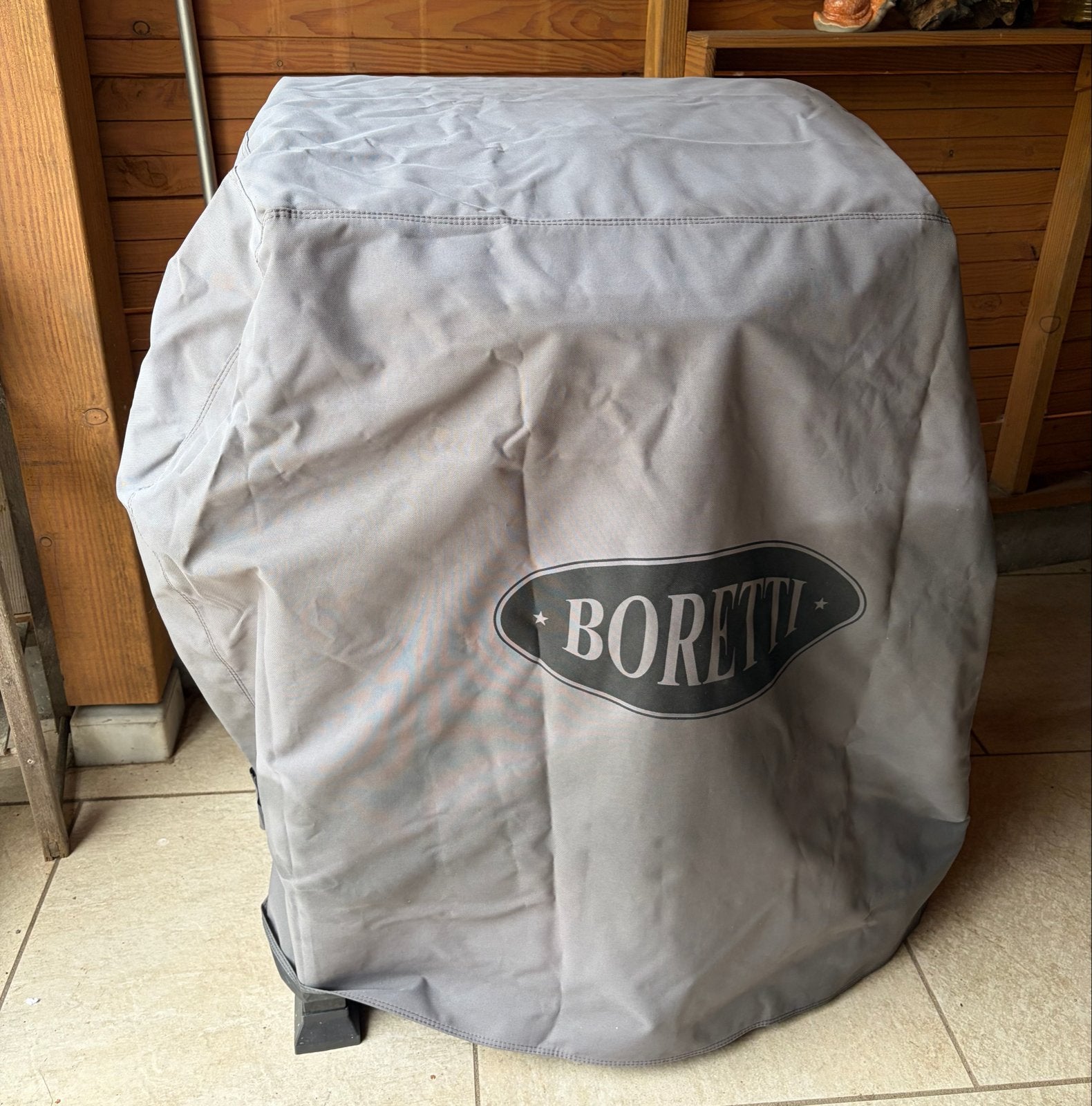 Boretti houtskoolbarbecue met accessoires en hoes, Ophalen, Gebruikt