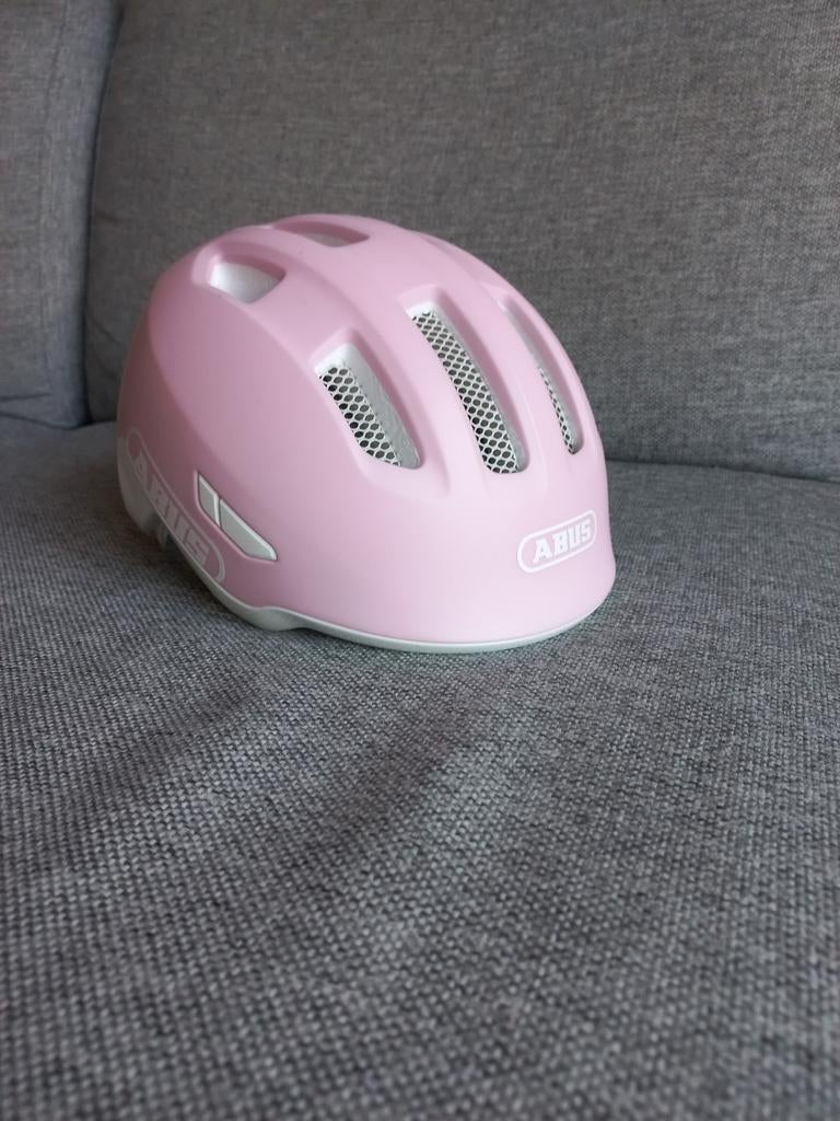 ABUS kinderhelm Smiley 3.0 ACE LED, Fietsen en Brommers, Fietsaccessoires | Fietshelmen, Zo goed als nieuw, Meisje, S, Ophalen of Verzenden