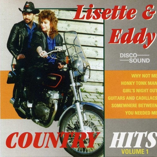 Folk C.D. (1983) Lisette & Eddy - Country Hits, Gebruikt, Inclusief doosje, Ophalen of Verzenden, Country