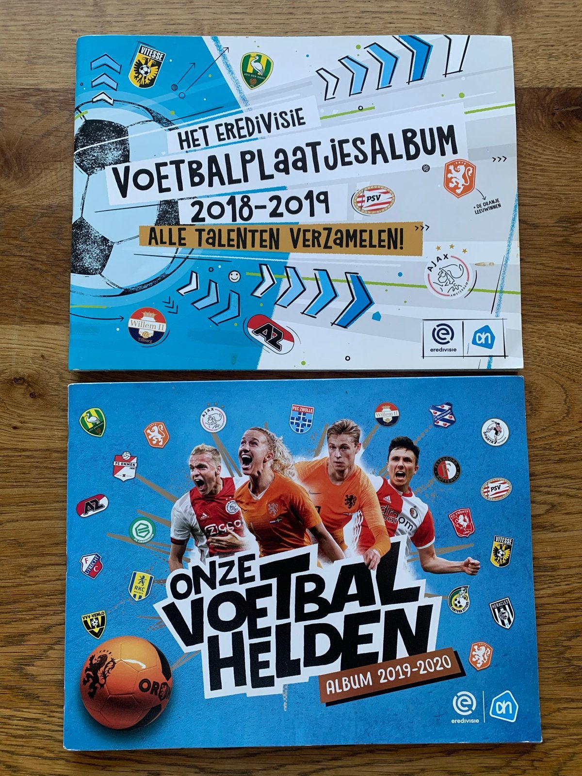 Voetbalplaatjesalbums AH Eredivisie 2018-2019 & 2019-2020, Albert Heijn, Ophalen of Verzenden