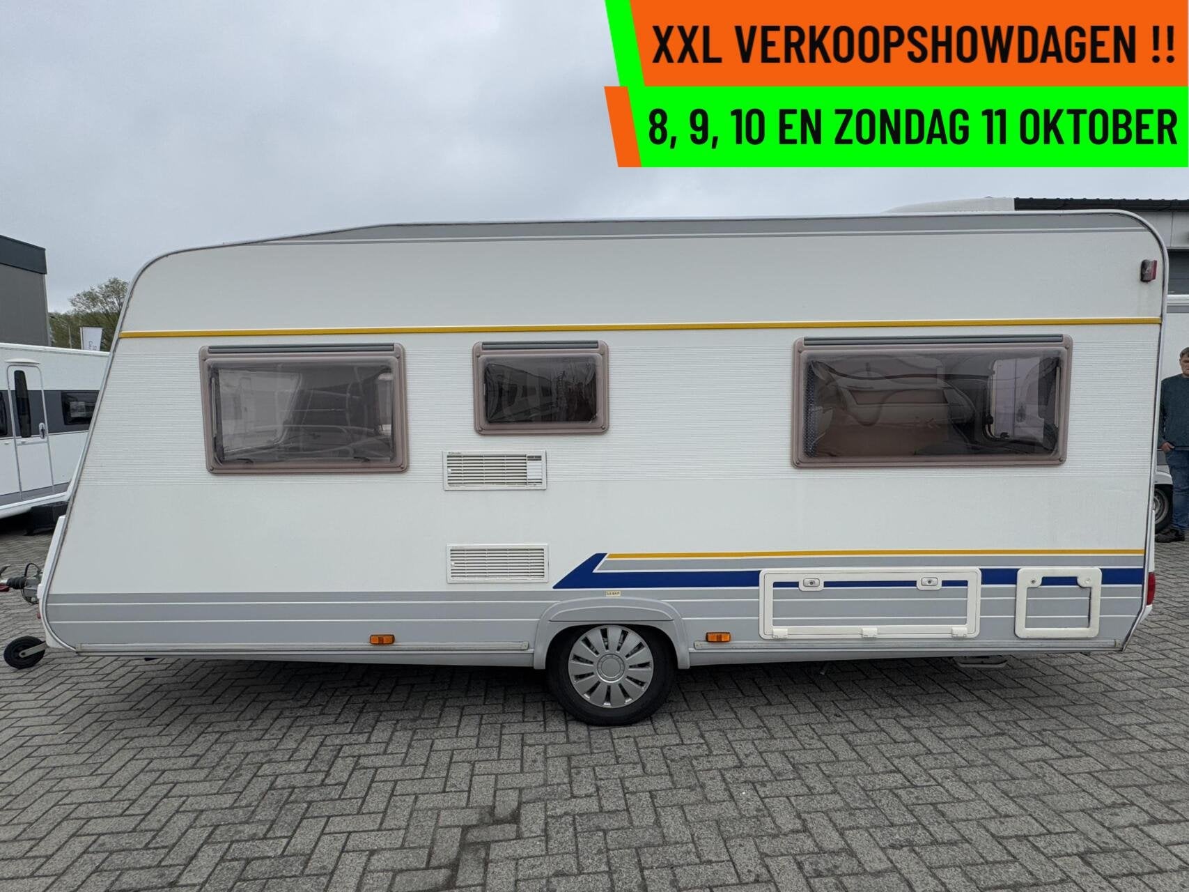 Buerstner VENTANA 455 TS AVANTGARDE, EP LEVEL, DAKAIRCO, Caravans en Kamperen, Hordeur, Bedrijf, Bürstner, 6 tot 7 meter