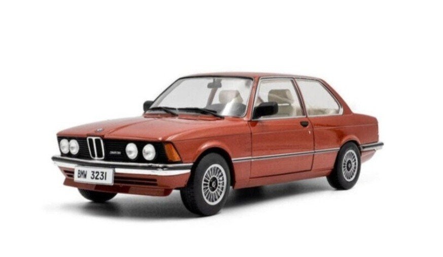 1:18 BMW 323i (E21) uit 1980  Rood metallic Solido, Hobby en Vrije tijd, Ophalen of Verzenden, Nieuw, Auto, Solido