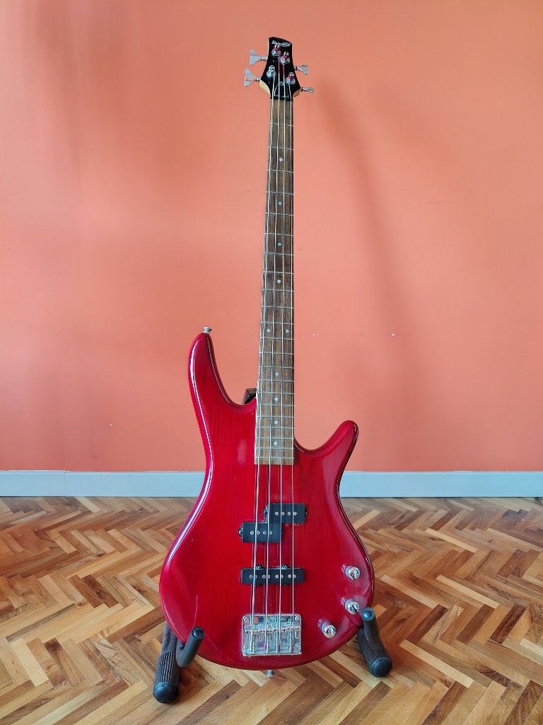 Ibanez Gio GSR 200 basgitaar (rood), Ophalen, Gebruikt, Elektrisch