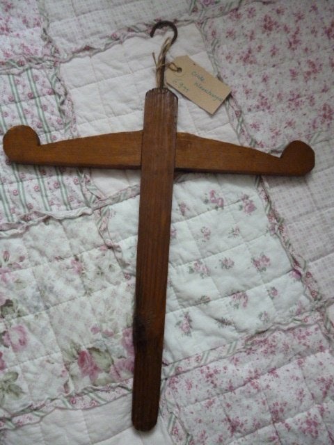 Brocante kledinghanger, Ophalen of Verzenden