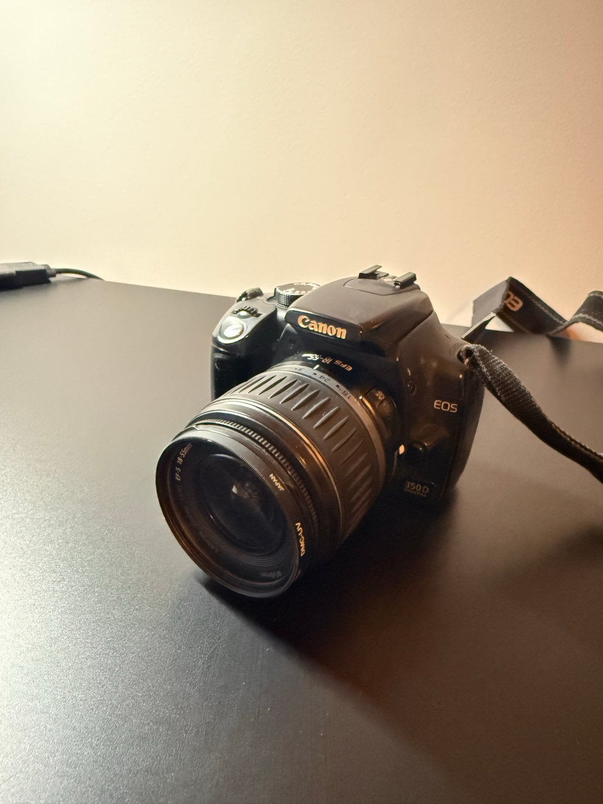 Canon EOS 350D Spiegelreflexcamera met 2 lenzen, Gebruikt, Spiegelreflex, Canon, Ophalen of Verzenden
