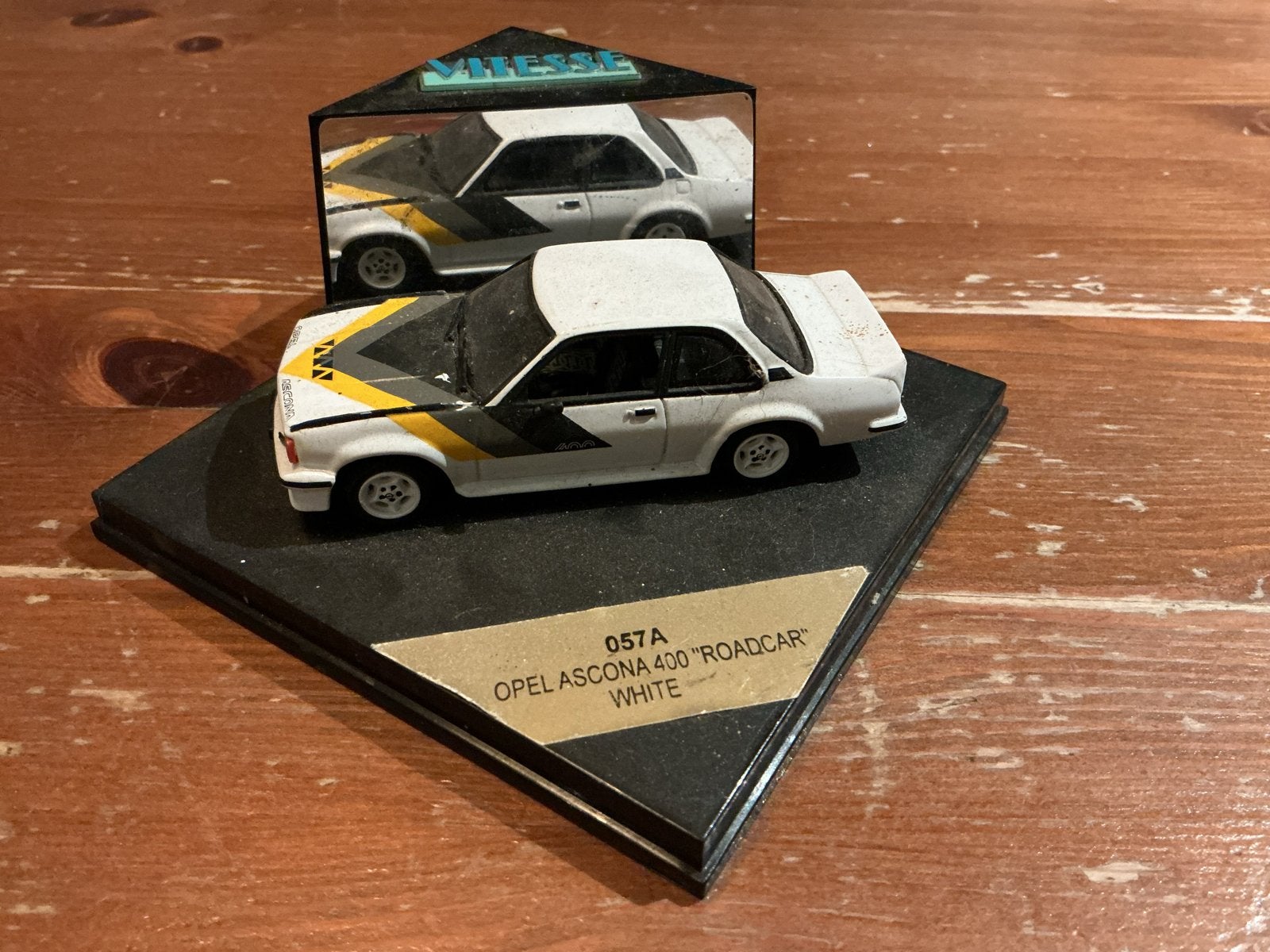 Vitesse 057A Opel Ascona 400 "Roadcar" Wit, Ophalen of Verzenden, Gebruikt, Overige typen, Overige merken
