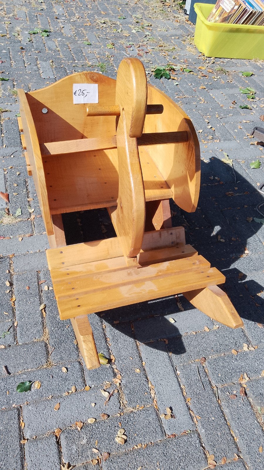Vintage houten hobbel zwaan, Kinderen en Baby's, Ophalen, Zo goed als nieuw, Rij- of Hobbelspeelgoed