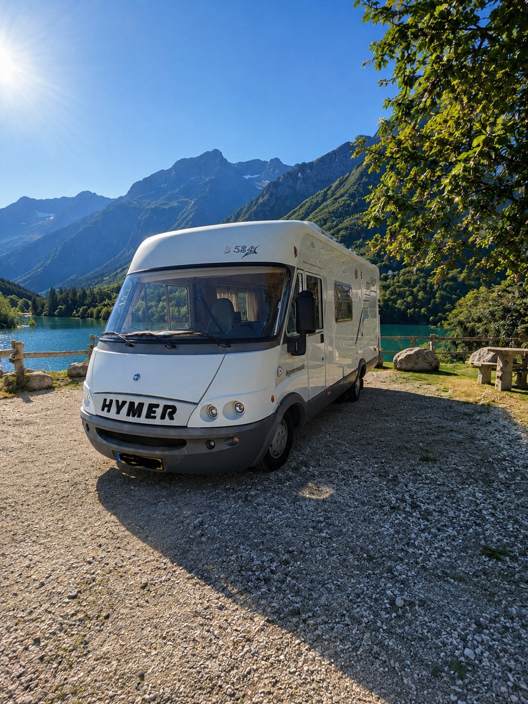 Hymer B584 2.8 JTD BJ 08/2004 APK 2027 | Distributie gedaan, Caravans en Kamperen, Campers, Integraal, Chemisch toilet, Ringverwarming