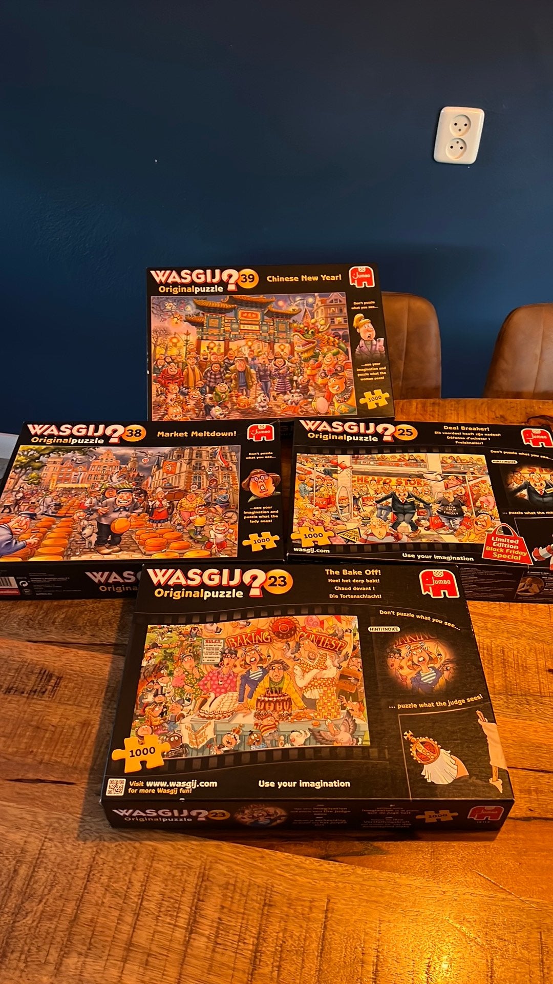 Heel veel Wasgij puzzels, Ophalen, 500 t/m 1500 stukjes, Zo goed als nieuw