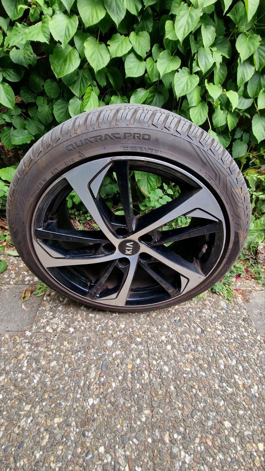 Kia 18 inch velgen met Vredestein Quatrac Pro. ZGAN., 18 inch, Nieuw, Ophalen of Verzenden, All Season