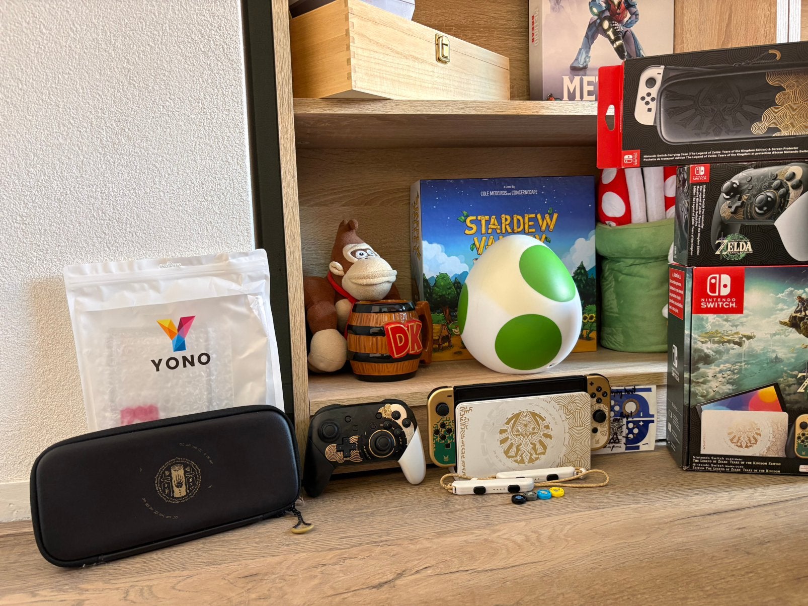 Nintendo Switch OLED Zelda TOTK Edition complete set, Ophalen, Zo goed als nieuw, Met 1 controller, Switch OLED