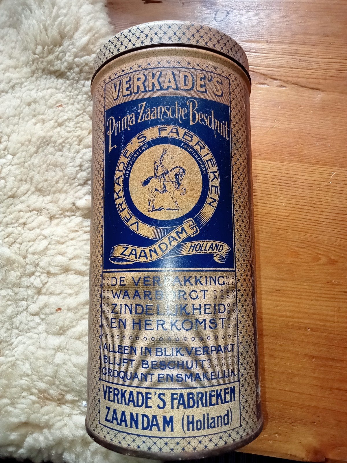 Vintage beschuit bus van Verkade, Ophalen of Verzenden, Gebruikt, Verkade