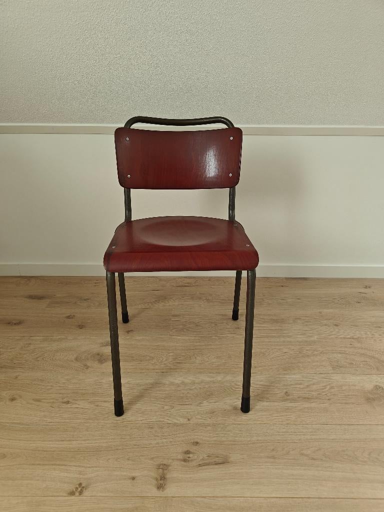 Gispen type 106 stoel TU Delft stoel, Huis en Inrichting, Stoelen, Ophalen, Gebruikt, Bruin, Eén