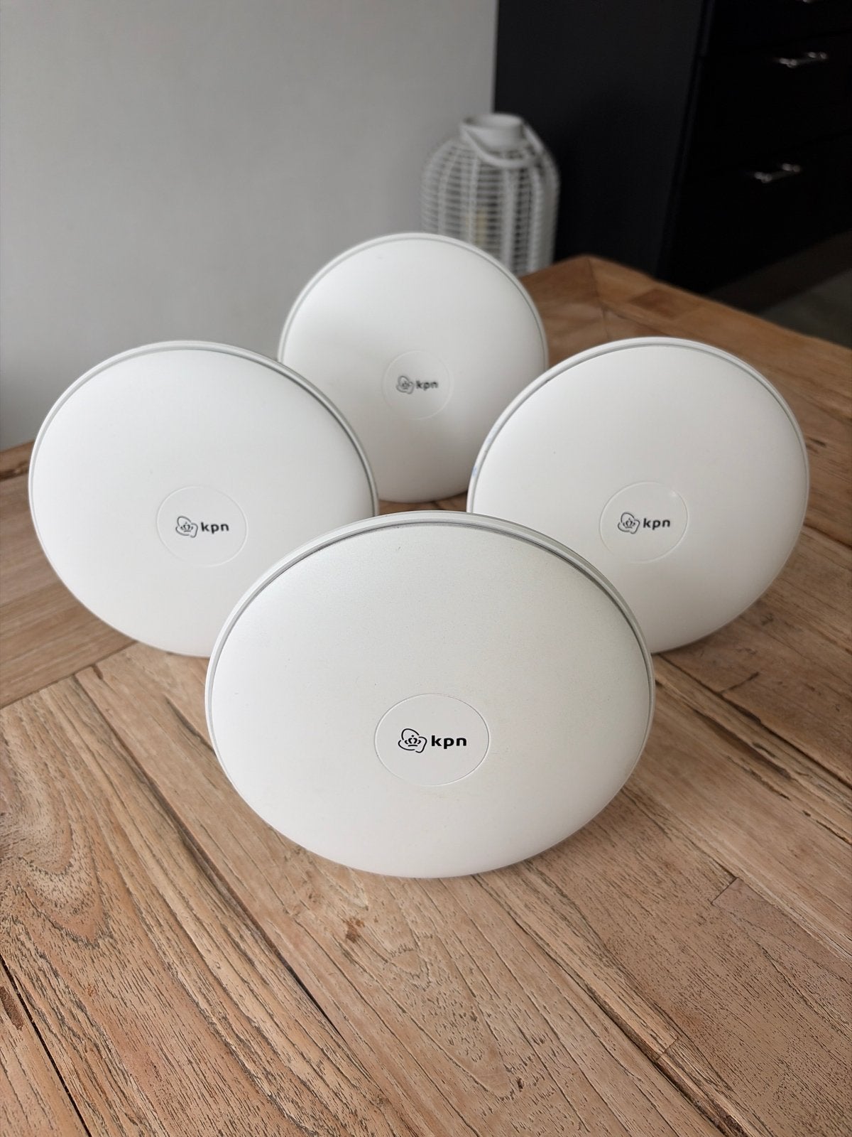 4 KPN SuperWifi punten met adapters en 1 modemkabel, Computers en Software, Routers en Modems, Ophalen, Zo goed als nieuw, Router