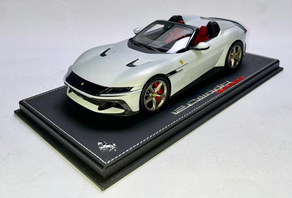 Ferrari 12 Cilindri Spider Bianco 1:18 P18251B van BBR