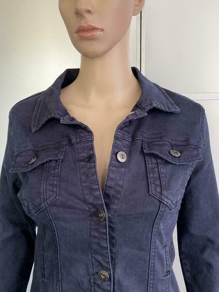 F1078 Nieuw: Zac & Zoe maat S=36 spijkerjasje jasje jeans, Kleding | Dames, Blauw, Nieuw, Ophalen of Verzenden, Jasje