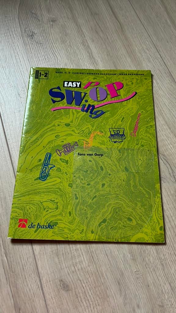 Easy pop swing boek 3, Muziek en Instrumenten, Ophalen of Verzenden, Zo goed als nieuw, Klarinet, Artiest of Componist