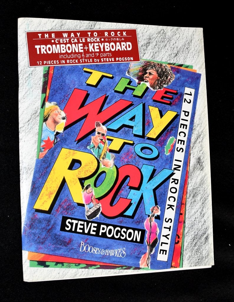 Steve Pogson - The Way To Rock- Trombone + Keyboard - 12 Pie, Muziek en Instrumenten, Ophalen of Verzenden, Gebruikt, Artiest of Componist