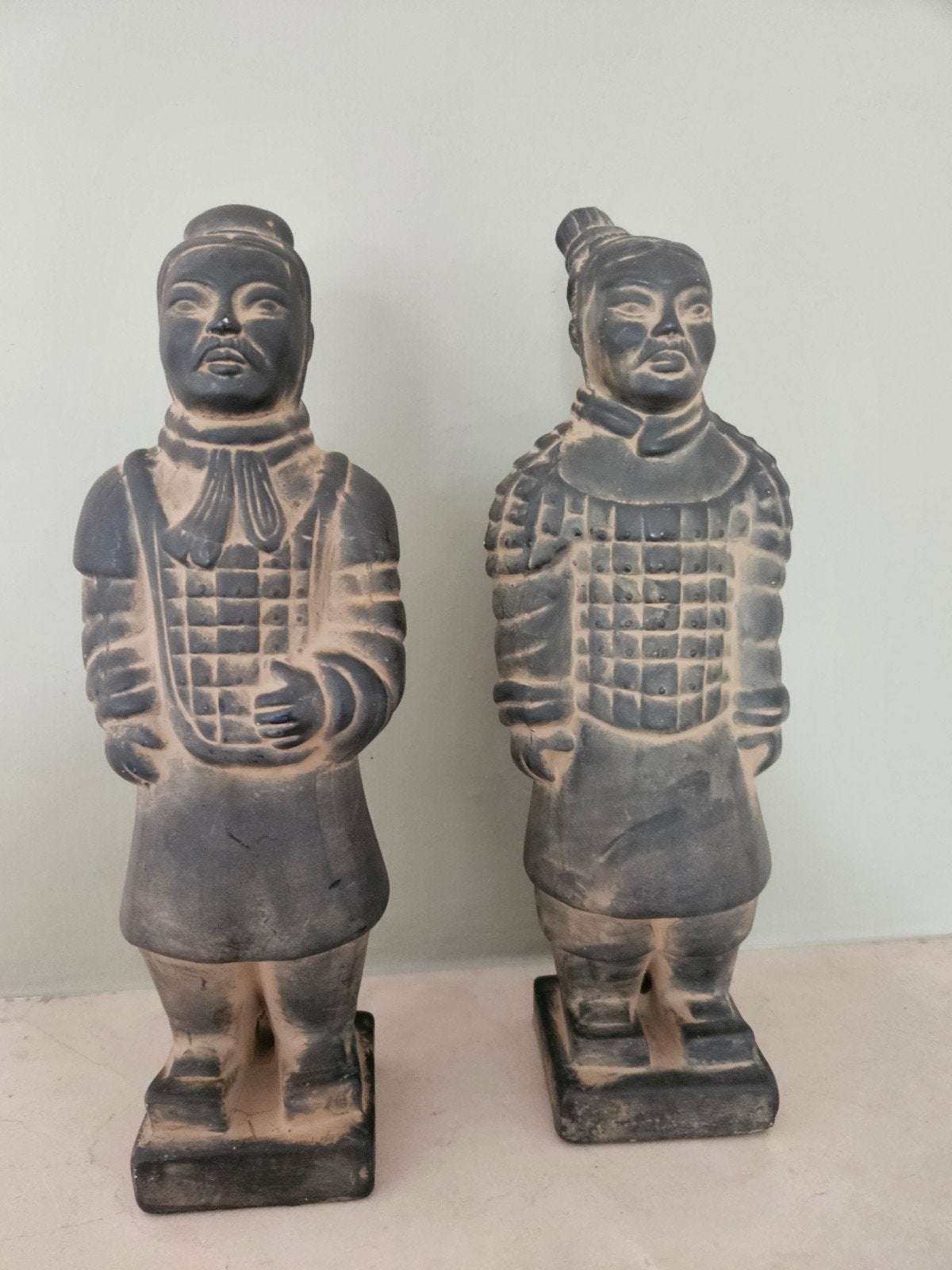 Set van 2 Terracotta Krijgers, Ophalen of Verzenden
