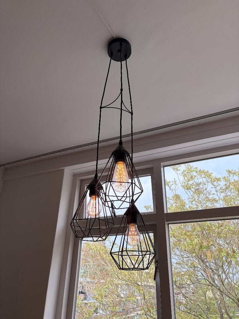 Eettafel lamp GRATIS, Ophalen, Zo goed als nieuw, Metaal, Minder dan 50 cm