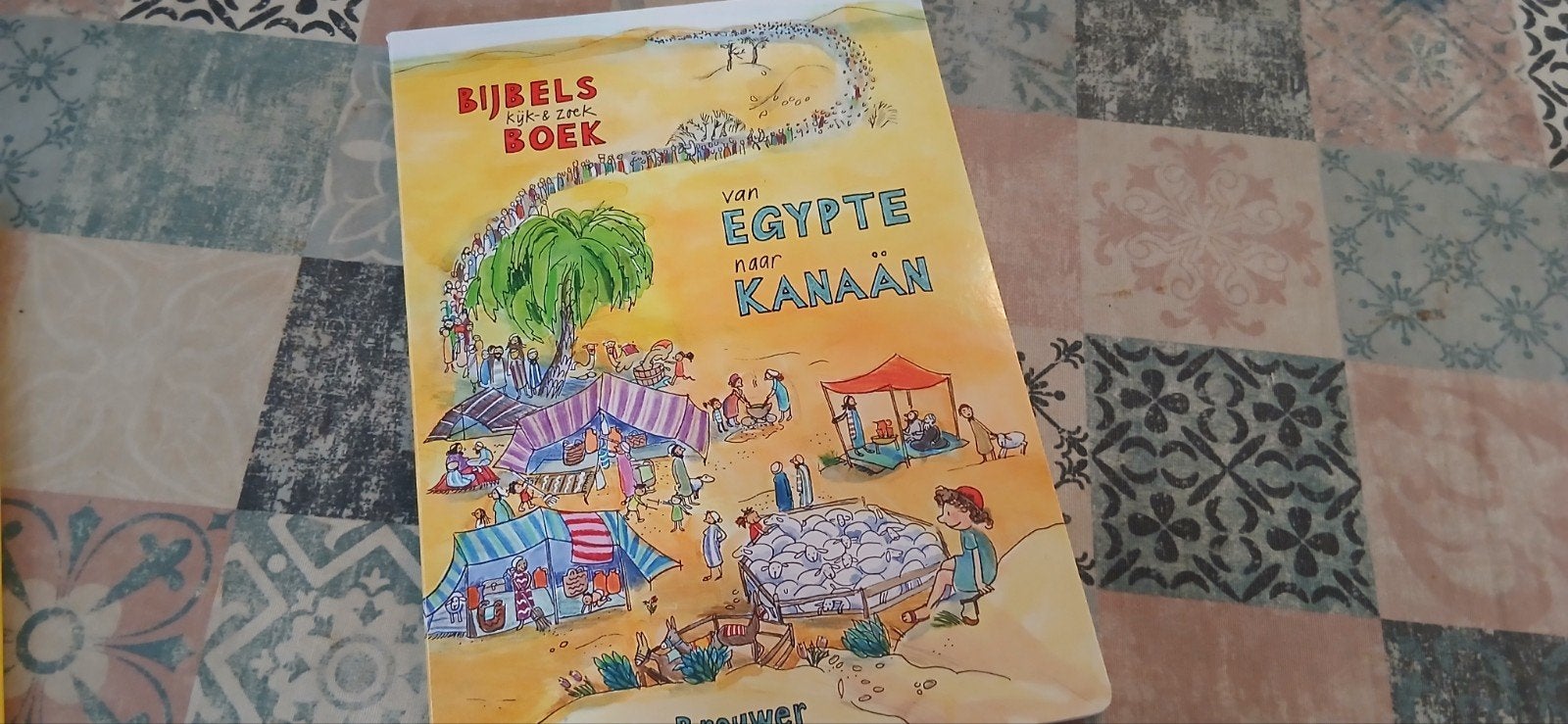 Van Egypte naar Kanaän Bijbels kijk- en zoekboek De Banier, Willeke Brouwer, Jongen of Meisje, Ophalen of Verzenden, Zo goed als nieuw