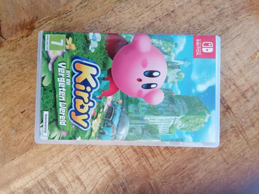 kirby en de vergeten wereld (met hoesje), Avontuur en Actie, 2 spelers, Eén computer, Ophalen of Verzenden